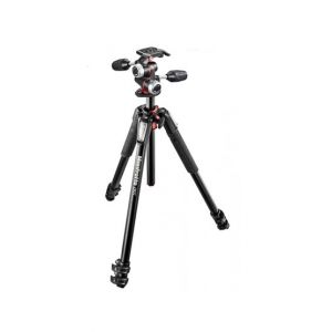 Manfrotto Aluminum 3 Section Horizontal Column Tripod With Head (MK055XPRO3)