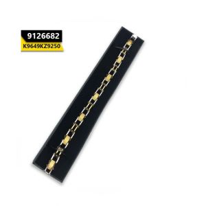 Kayazar Men's Bracelet Stylish Gold Black (9126682)