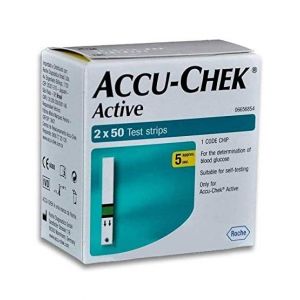 AccuChek Active Test Strips 100 Pcs 