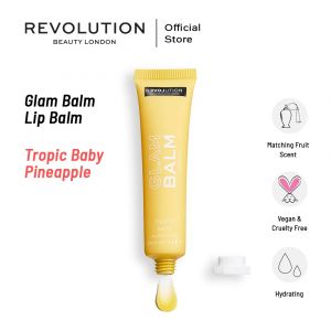 Relove By Revolution Glam Balm Lip Balm Tropic Baby Pineapple