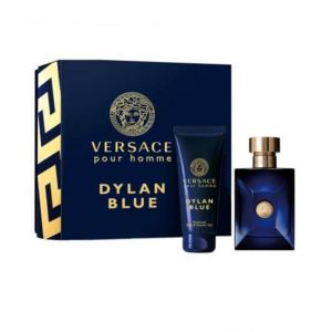 Versace Dylan Blue Eau De Toilette 100ml & Shower Gel For Men