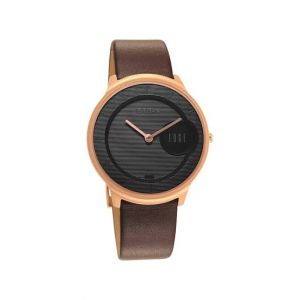 Titan Edge Baseline Collection Men's Leather Watch - Brown (1843WL03)
