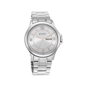 Titan Trendsetters Collection Analog Men's Watch - Silver (1870SM01)