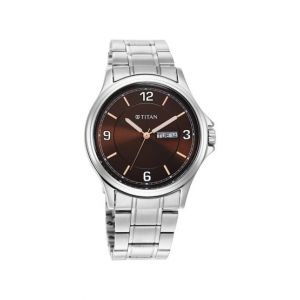 Titan Trendsetters Collection Analog Men's Watch - Silver (1870SM02)