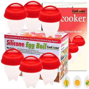 RG Shop Pack Of 6 Silicone Egg Boiler