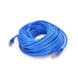 Ferozi Traders Lan Cable CAT-6 UTP 15M Internet Cable Blue