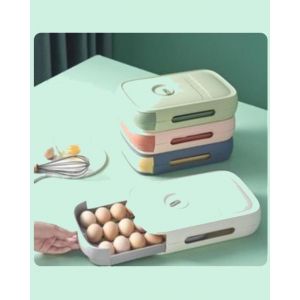 Ferozi Traders 21 Grid Egg Storage Container With Lid