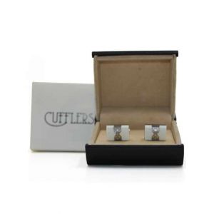 Cufflers Novelty Cufflinks with Free Gift Box CU-2022-White