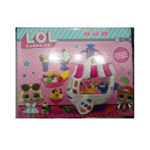 M Toys Dough Ice-cream Cart with Colorful Doughs