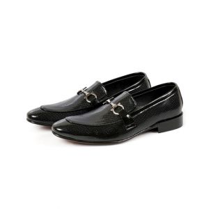 Sage Leather Formal Shoes For Men Black (210214)-44 - Euro
