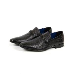 Sage Leather Formal Shoes For Men Black (220079)-40 - Euro