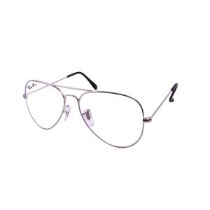 Afreeto Metal Frame Transparent Avaitor Eyeglasses