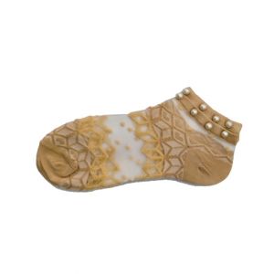 Healthcare Online Ankle Pearl Transparent Socks For Women Skin