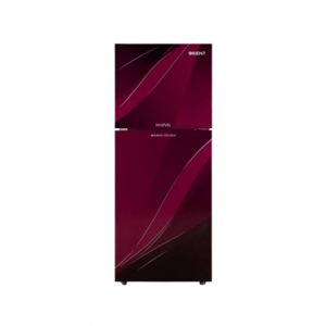Orient Marvel 280 Freezer-On-Top Glass Door Refrigerator 10 Cu Ft-Blaze Purple