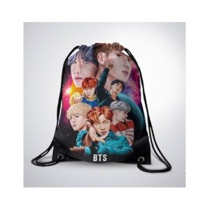 Traverse BTS Digital Printed Drawstring Bag (2T544DRSTR)