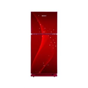 Orient Ruby 330 Freezer-On-Top Glass Door Refrigerator 12 Cu Ft-Space Red