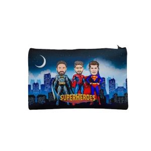 Traverse Super Heros Digitally Printed Pencil Pouch (T731)