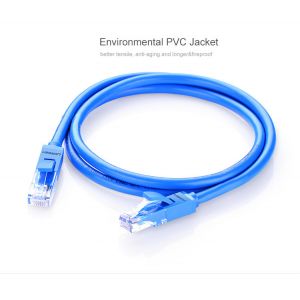Ferozi Traders Lan Cable CAT-6 UTP 1.5M Internet Cable Blue