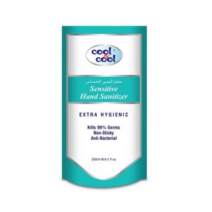 Cool & Cool Sensitive Hand Sanitizer Refill Pouch 250ml (H1170)
