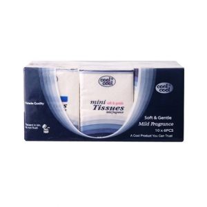 Cool & Cool Compact Mini Tissues 10'S Pack Of 6 (M814)