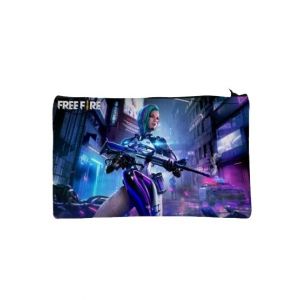Traverse Free Fire Digitally Printed Pencil Pouch (T604)