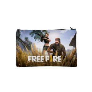 Traverse Free Fire Digitally Printed Pencil Pouch (T606)