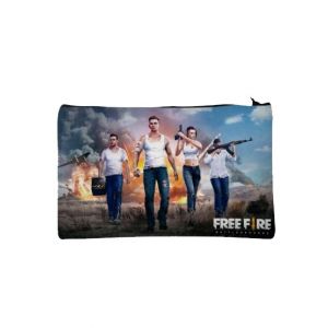 Traverse Free Fire Digitally Printed Pencil Pouch (T610)