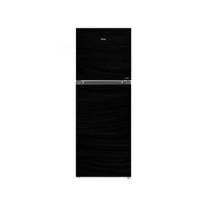 Haier E-Star Glass Door Freezer-On-Top Refrigerator 15 Cu Ft Black (HRF-538-EP)