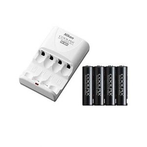 Nikon MH-73 Battery Charger With 4 Rechargeable Batteries (VEA009EA)