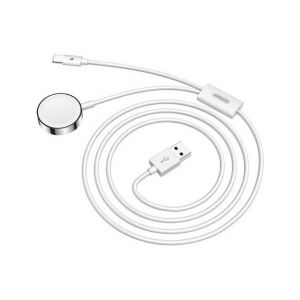 Joyroom Ben Series 2in1 Magnetic Charging Cable For Apple Watch White (S-IW002S)