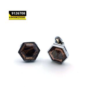 Kayazar Men's Cufflink Champagne Stone (9126708)