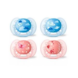 Philips Avent Ultra Soft Pacifiers - Pack Of 2 (SCF222/23)
