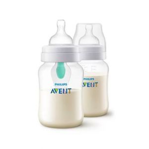 Philips Avent Anti Colic Baby Feeding Bottle With AirFree Vent Pack Of 2 (SCF813/24)