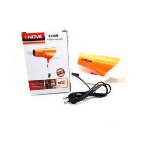 Nova Foldable Hair Dryer 1000W Orange (NV-1280)