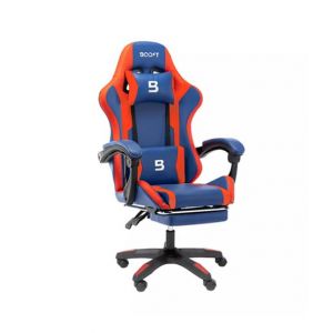 Boost Surge Gaming Chair With Footrest - Blue & Red