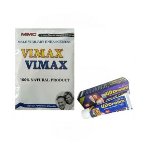 A1 Store Vimax Virilrry Enhancement 4 Capsule With UD Delay Cream For Men