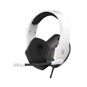 A4Tech Bloody Stereo Surround Sound RGB Gaming Headset (G260P)-White