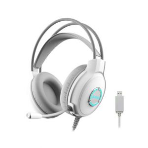 A4tech Fstyler Neon Illuminate USB Stereo Headphone (FH300U)-White