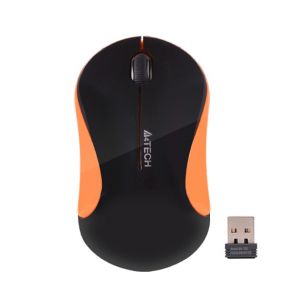 A4Tech Wireless Mouse Black/Orange (G3-270N)