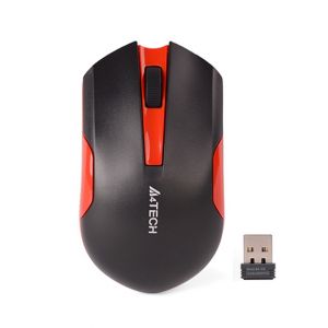 A4Tech Wireless Mouse Black/Red (G3-200N)