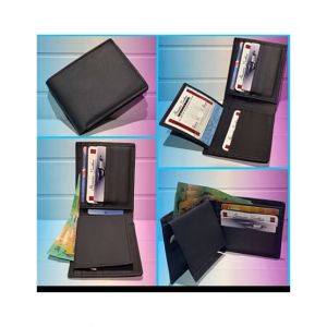 Boorak Genuine Leather Soft Touch Wallet Black (0018)