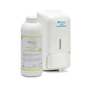 HiClean Foam Sanitizer 800ml + Refill 1000ml Lemon (Pack Of 2)