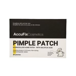 AccuFlx Hydrocolloid Acne & Pimple Patches With Salicylic Acid - 36 Pcs