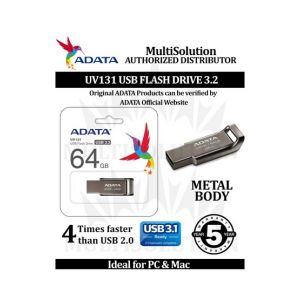 ADATA 64GB USB 3.2 Flash Drive (AUV131-64G-RGY)