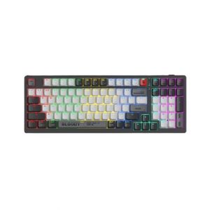 A4Tech Bloody Dual-Core Wireless Mechanical Keyboard (WS98)-Bloody Grey