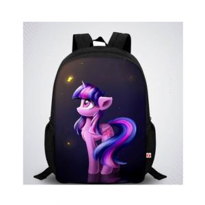 Traverse Unicorn Digital Printed Kids Bag - Black (T852S)