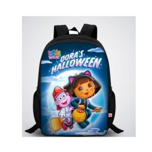 Traverse Dora Digital Printed Kids School Backpack - Black (T867S)