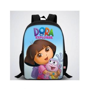 Traverse Dora Digital Printed Kids School Backpack - Black (T865S)
