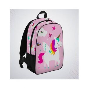 Traverse Unicorn Allover Printed Kids School Backpack (T513KG)