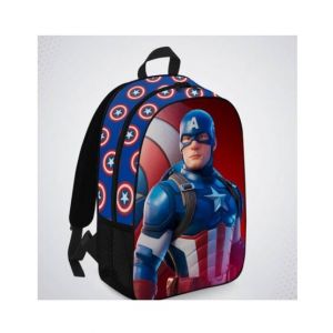 Traverse Captain America Printed Kids School Backpack (T505KG)